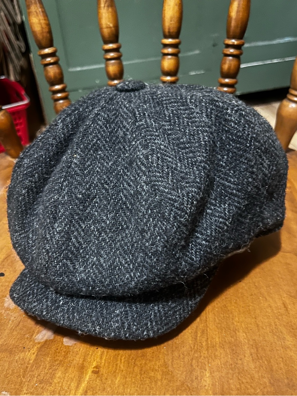 hanna hat 100% wool newsboy hat